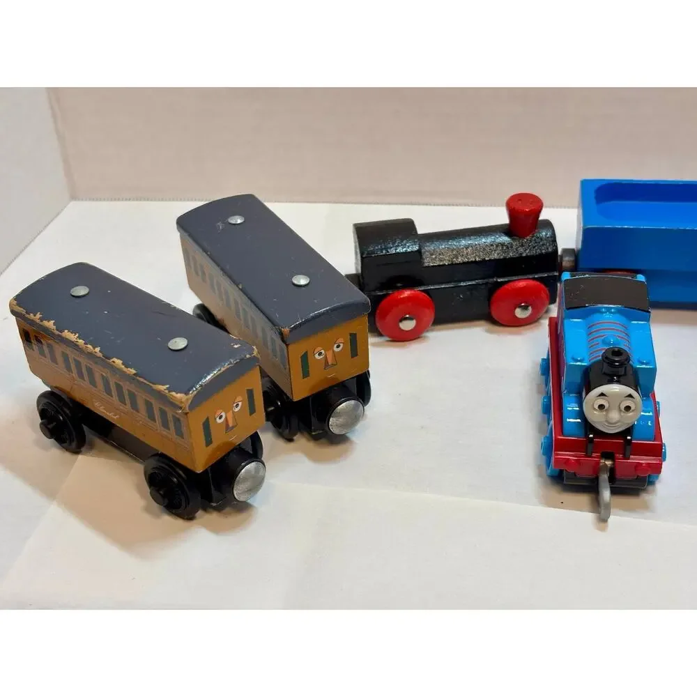 Wooden Magnetic Train Car Lot- Thomas Tank, Others
